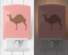 Load image into Gallery viewer, F1 Hybrid Camel Pink Check Ceramic Night Light BB7819CNL