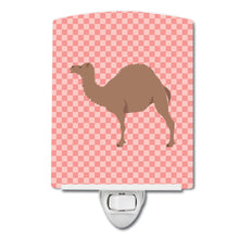 Load image into Gallery viewer, F1 Hybrid Camel Pink Check Ceramic Night Light BB7819CNL
