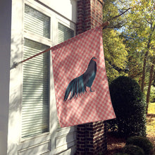 Load image into Gallery viewer, Sumatra Chicken Pink Check Flag Canvas House Size BB7833CHF