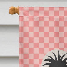 Load image into Gallery viewer, Polish Poland Chicken Pink Check Flag Canvas House Size BB7834CHF