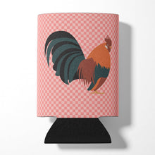 Load image into Gallery viewer, Dutch Bantam Chicken Pink Check Can or Bottle Hugger BB7836CC