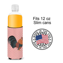 Load image into Gallery viewer, Dutch Bantam Chicken Pink Check   Hugger for slim cans