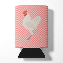 Load image into Gallery viewer, German Langshan Chicken Pink Check Can or Bottle Hugger BB7837CC
