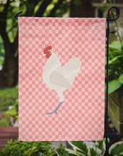 Load image into Gallery viewer, German Langshan Chicken Pink Check Garden Flag - Outdoor Decorative Yard Flag