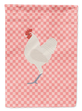 Load image into Gallery viewer, German Langshan Chicken Pink Check Garden Flag - Outdoor Decorative Yard Flag