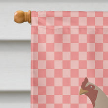 Load image into Gallery viewer, Kulang Chicken Pink Check Flag Canvas House Size BB7838CHF