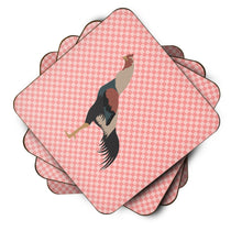 Load image into Gallery viewer, Kulang Chicken Pink Check Foam Coaster  BB7838FC