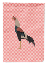 Load image into Gallery viewer, Kulang Chicken Pink Check Garden Flag - Outdoor Decorative Yard Flag