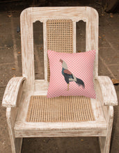 Load image into Gallery viewer, Kulang Chicken Pink Check Fabric Decorative Pillow BB7838PW1818