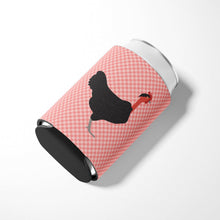 Load image into Gallery viewer, Naked Neck Chicken Pink Check Can or Bottle Hugger BB7839CC