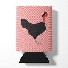 Load image into Gallery viewer, Naked Neck Chicken Pink Check Can or Bottle Hugger BB7839CC