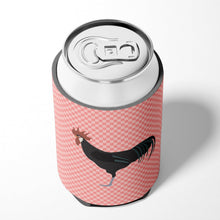 Load image into Gallery viewer, Minorca Ctalalan Chicken Pink Check Can or Bottle Hugger BB7841CC