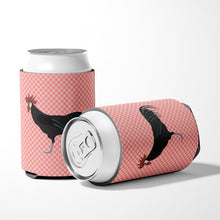 Load image into Gallery viewer, Minorca Ctalalan Chicken Pink Check Can or Bottle Hugger BB7841CC