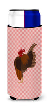 Load image into Gallery viewer, Malaysian Serama Chicken Pink Check   Hugger for slim cans