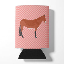 Load image into Gallery viewer, Mule Pink Check Can or Bottle Hugger BB7845CC