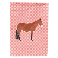 Load image into Gallery viewer, Mule Pink Check Flag Canvas House Size BB7845CHF