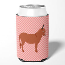 Load image into Gallery viewer, Irish Donkey Pink Check Can or Bottle Hugger BB7848CC