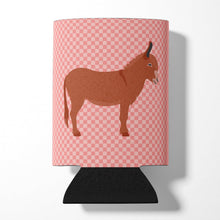 Load image into Gallery viewer, Irish Donkey Pink Check Can or Bottle Hugger BB7848CC