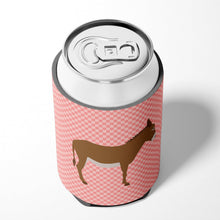 Load image into Gallery viewer, Cotentin Donkey Pink Check Can or Bottle Hugger BB7849CC