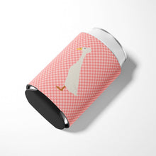 Load image into Gallery viewer, Bali Duck Pink Check Can or Bottle Hugger BB7859CC