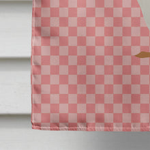 Load image into Gallery viewer, Bali Duck Pink Check Flag Canvas House Size BB7859CHF