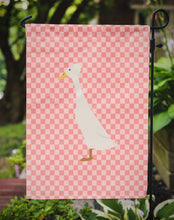 Load image into Gallery viewer, Bali Duck Pink Check Garden Flag - Outdoor Decorative Yard Flag