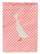 Load image into Gallery viewer, Bali Duck Pink Check Garden Flag - Outdoor Decorative Yard Flag