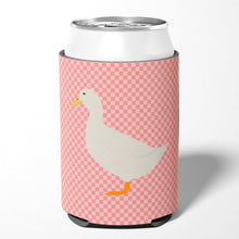 Load image into Gallery viewer, American Pekin Duck Pink Check Can or Bottle Hugger BB7860CC