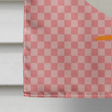 Load image into Gallery viewer, American Pekin Duck Pink Check Flag Canvas House Size BB7860CHF