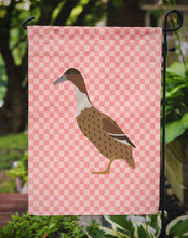Load image into Gallery viewer, Dutch Hook Bill Duck Pink Check Garden Flag - Outdoor Decorative Yard Flag