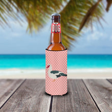 Load image into Gallery viewer, Muscovy Duck Pink Check   Hugger for slim cans