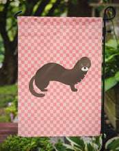 Load image into Gallery viewer, Russian or European Mink Pink Check Garden Flag - Outdoor Decorative Yard Flag
