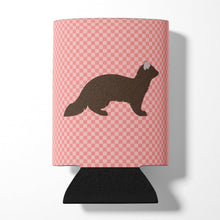 Load image into Gallery viewer, Sable Marten Pink Check Can or Bottle Hugger BB7869CC