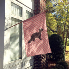 Load image into Gallery viewer, Sable Marten Pink Check Flag Canvas House Size BB7869CHF