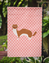 Load image into Gallery viewer, Weasel Pink Check Garden Flag - Outdoor Decorative Yard Flag