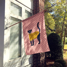 Load image into Gallery viewer, Yellow-Throated Marten Pink Check Flag Canvas House Size BB7874CHF