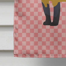 Load image into Gallery viewer, Yellow-Throated Marten Pink Check Flag Canvas House Size BB7874CHF