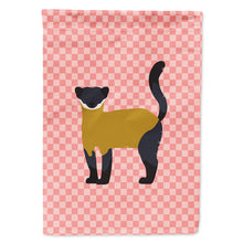 Load image into Gallery viewer, Yellow-Throated Marten Pink Check Flag Canvas House Size BB7874CHF