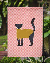 Load image into Gallery viewer, Yellow-Throated Marten Pink Check Garden Flag - Outdoor Decorative Yard Flag