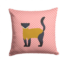 Load image into Gallery viewer, Yellow-Throated Marten Pink Check Throw Pillow - 14x14 Decorative Pillow – Art for Your Home &amp; Patio BB7874PW1414