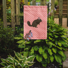 Load image into Gallery viewer, Chinchilla Pink Check Garden Flag - Outdoor Decorative Yard Flag
