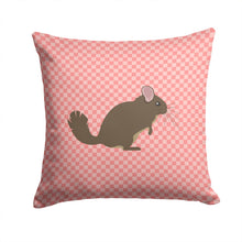 Load image into Gallery viewer, Chinchilla Pink Check Throw Pillow - 14x14 Decorative Pillow – Art for Your Home &amp; Patio BB7875PW1414