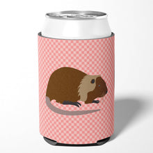 Load image into Gallery viewer, Coypu Nutria River Rat Pink Check Can or Bottle Hugger BB7879CC