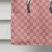 Load image into Gallery viewer, Alpine Goat Pink Check Flag Canvas House Size BB7880CHF