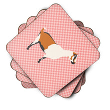 Load image into Gallery viewer, Alpine Goat Pink Check Foam Coaster  BB7880FC