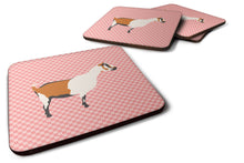 Load image into Gallery viewer, Alpine Goat Pink Check Foam Coaster  BB7880FC