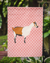 Load image into Gallery viewer, Alpine Goat Pink Check Garden Flag - Outdoor Decorative Yard Flag BB7880GF
