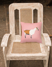 Load image into Gallery viewer, Alpine Goat Pink Check Fabric Decorative Pillow BB7880PW1818