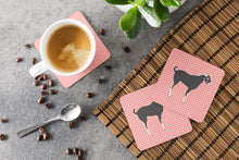Load image into Gallery viewer, Black Bengal Goat Pink Check Foam Coaster  BB7884FC
