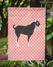 Load image into Gallery viewer, Black Bengal Goat Pink Check Garden Flag - Outdoor Decorative Yard Flag
